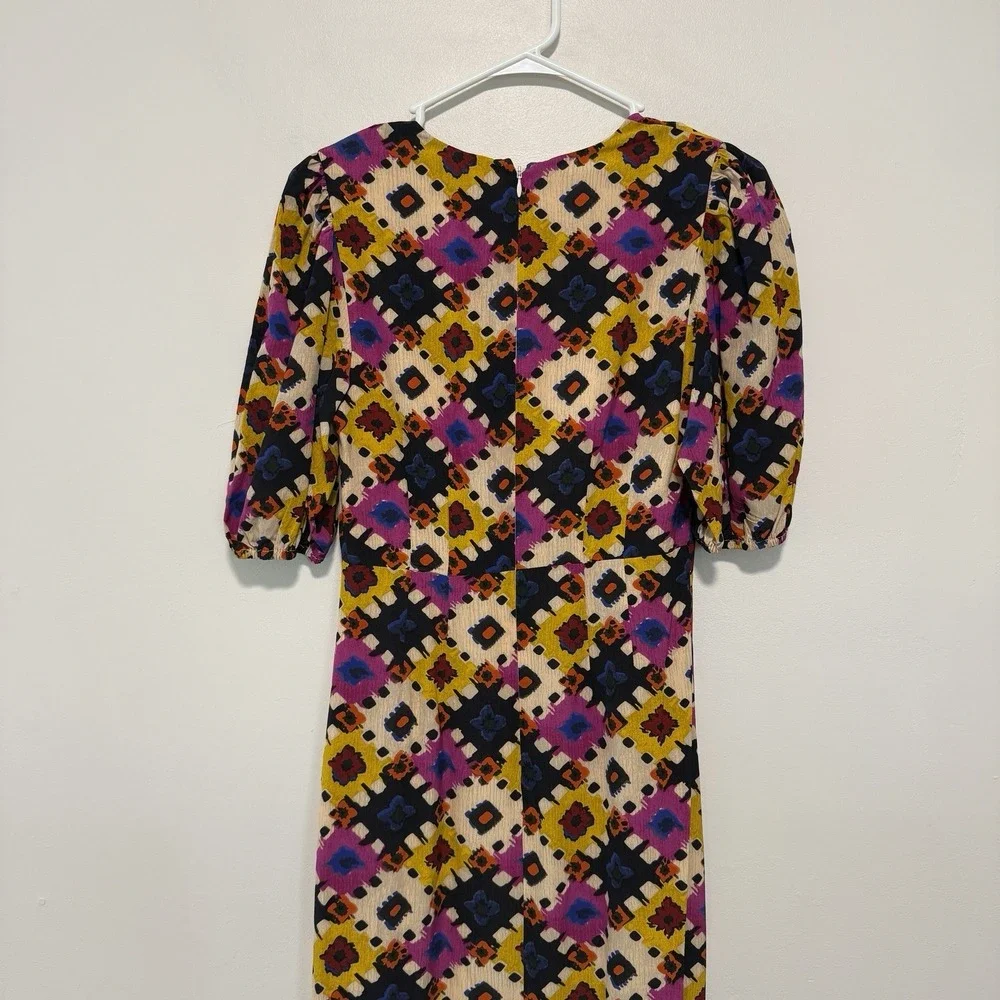 Rhode Ester V-Neck Midi Maxi Dress‎ in Aquarelle Size 2